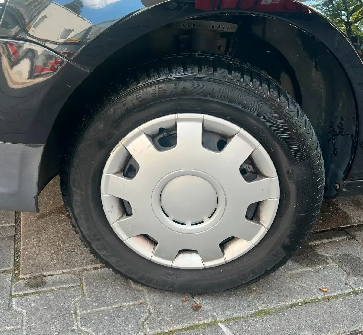 Gebraucht VW Fox 40 PS (29 kW) 2008 Schwarz Kleinwagen