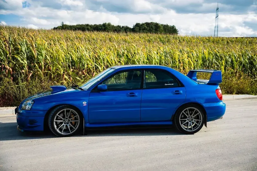 Käytetty Subaru Impreza 265 HP (194 kW) 2003 Sininen Sedan
