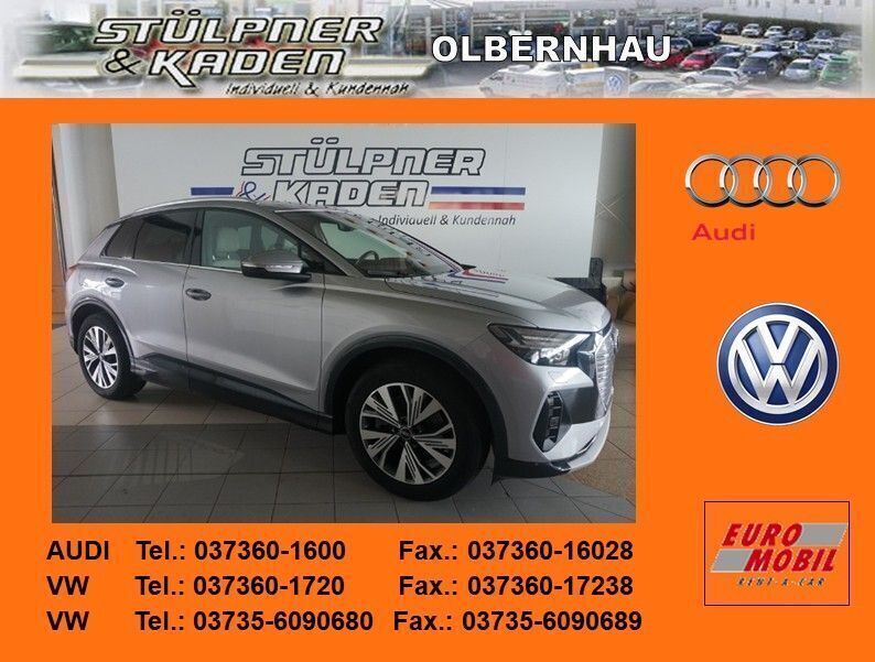 Silber Gebraucht 2022 Audi Q4 e-tron Advanced SUV | 33.490 € (Superpreis) - Bild 1/4