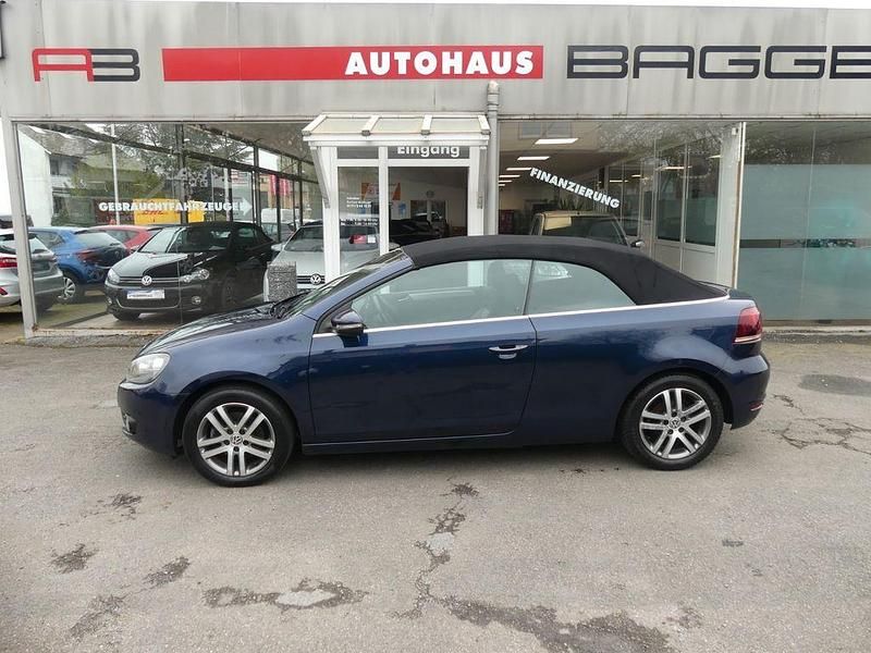 Blau Gebraucht 2012 VW Golf Cabriolet Basis Cabrio | 6.490 € (Fairer Preis) - Bild 1/4