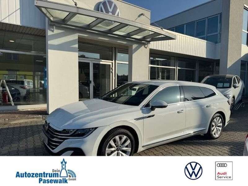 Pure white (metallic) Gebraucht 2021 VW Arteon R-line Kombi | 32.400 € (Fairer Preis) - Bild 1/2