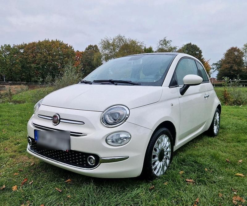 Weiß Gebraucht 2017 Fiat 500 Lounge Kleinwagen | 8.300 € (Guter Preis) - Bild 1/4
