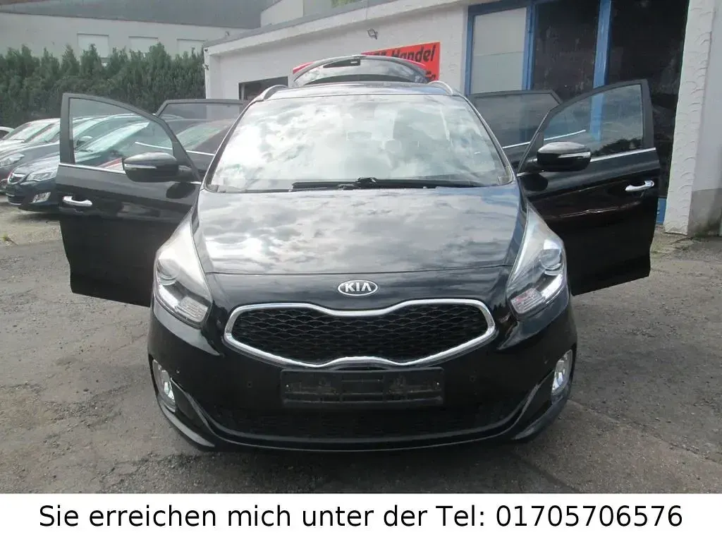 Gebraucht Kia Carens Vision 166 PS (122 kW) 2014 Schwarz Van / Kleinbus