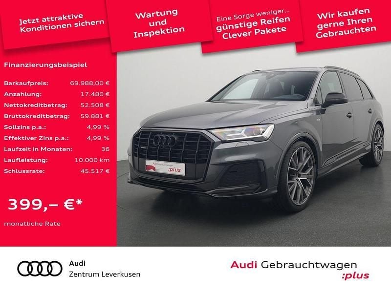 Daytonagrau perleffekt Gebraucht 2023 Audi Q7 Competition SUV | 69.988 € (Guter Preis) - Bild 1/4