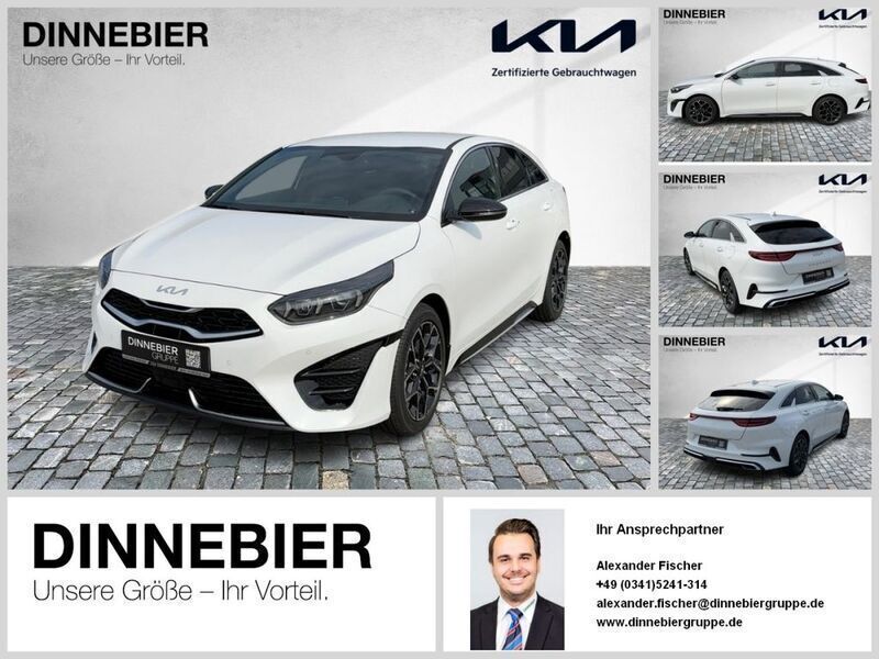 Weiß (metallic) Neu 2025 Kia ProCeed GT-Line Kleinwagen | 31.090 € - Bild 1/4