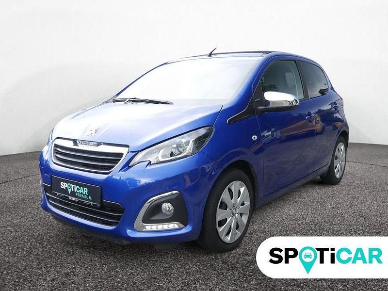 Blau Gebraucht 2021 Peugeot 108 Style Kleinwagen | 10.890 € (Fairer Preis) - Bild 1/4