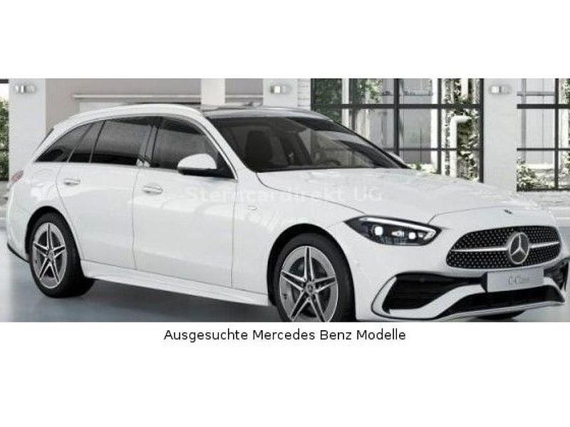 Polarweiß Gebraucht 2025 Mercedes C300e AMG Kombi | 56.890 € (Teuer) - Bild 1/4