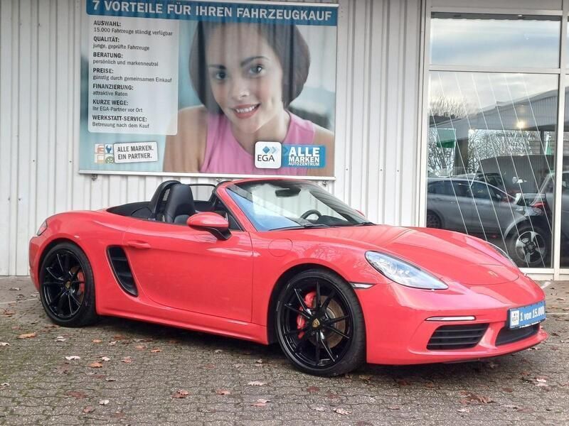 Rot Gebraucht 2018 Porsche 718 Boxster S Cabrio | 56.610 € (Fairer Preis) - Bild 1/1
