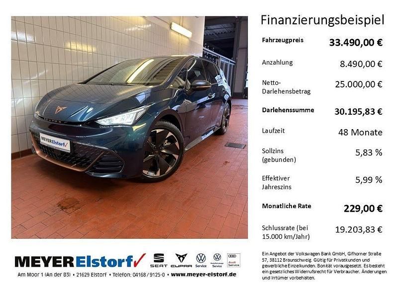 Neu Cupra Born 169 kW (231 PS) 2025 Blau Kleinwagen