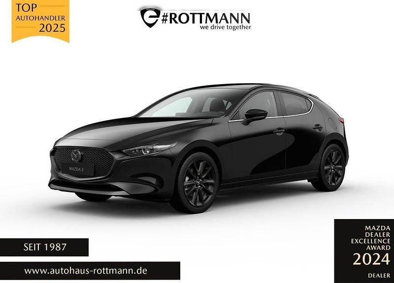 Schwarz Neu 2025 Mazda 3 Takumi-Line Limousine | 31.670 € - Bild 1/4