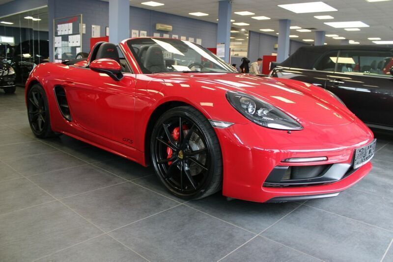 Karminrot Gebraucht 2018 Porsche 718 Boxster Sport Cabrio | 63.980 € (Fairer Preis) - Bild 1/4
