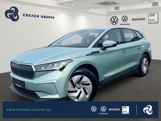 Grau met. Gebraucht 2022 Skoda Enyaq iV SUV | 21.899 € (Guter Preis) - Bild 1/4