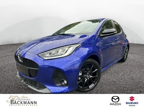 Blau (blau / glass blue) Neu 2025 Mazda 2 Homura-Line Limousine | 24.890 € (Guter Preis) - Bild 1/4