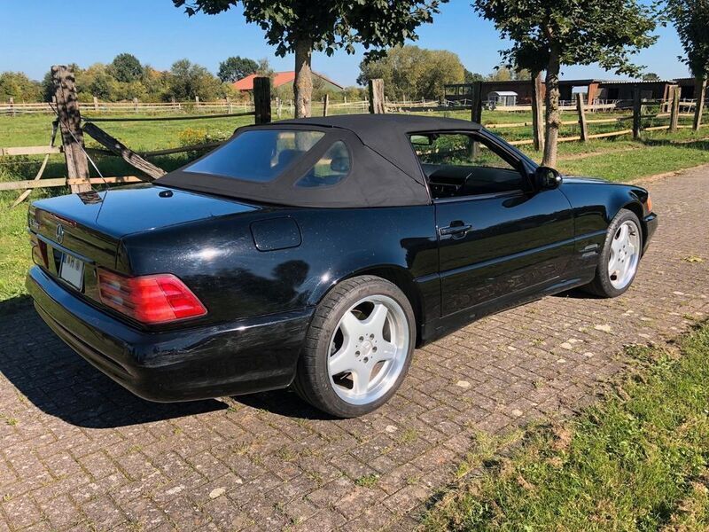 Gebraucht Mercedes SL500 AMG 306 PS (225 kW) 2000 Schwarz Cabrio