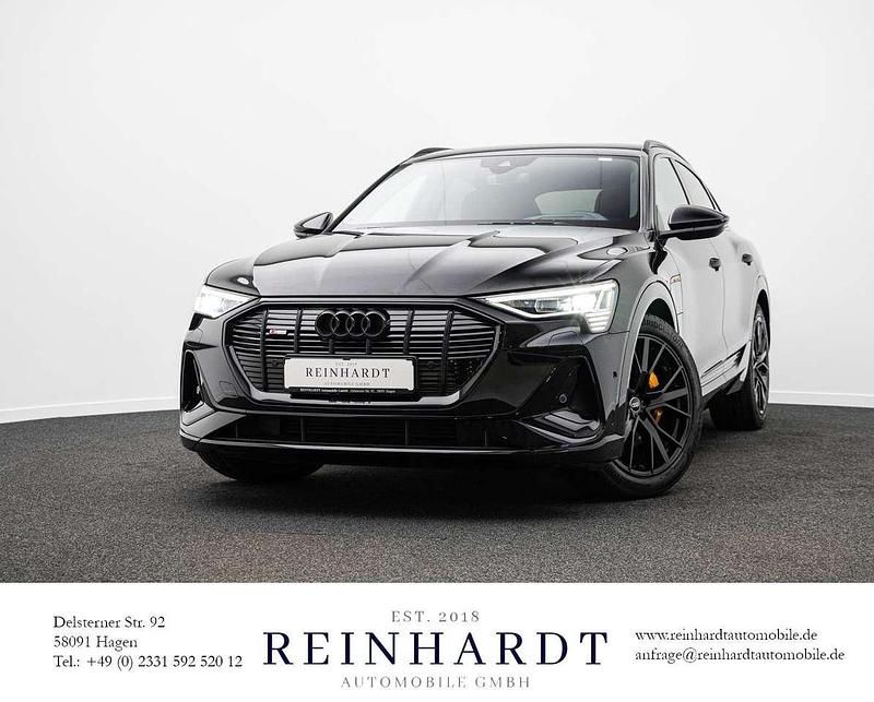 Mythosschwarz metallic Gebraucht 2022 Audi e-tron S-Line SUV | 38.000 € (Teuer) - Bild 1/3