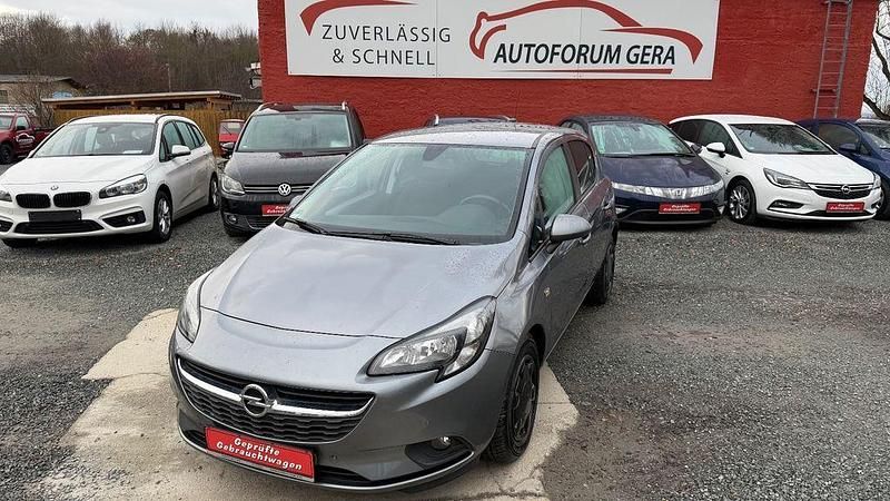 Grau Gebraucht 2017 Opel Corsa Limousine | 7.990 € (Fairer Preis) - Bild 1/4