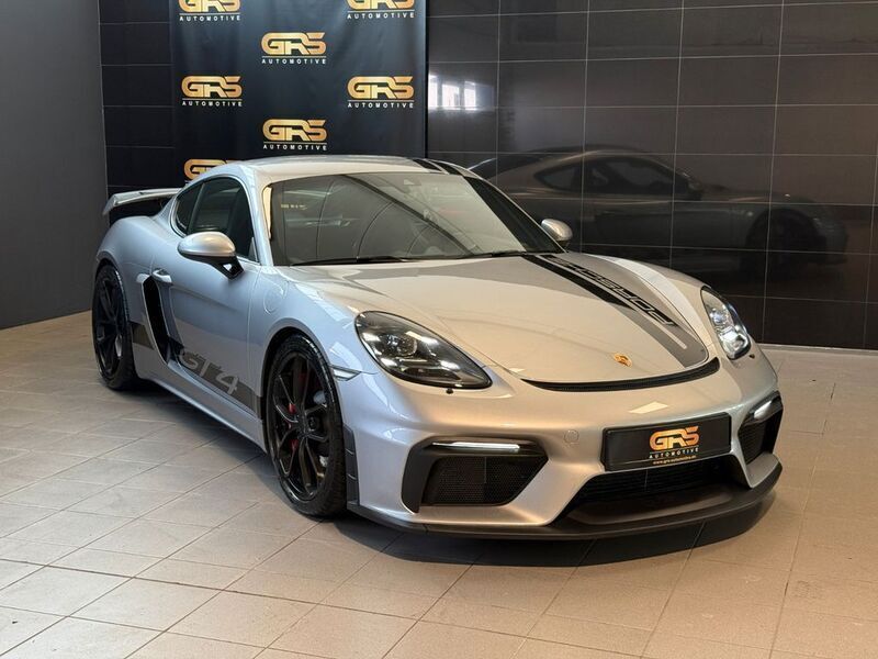 Gtsilber metallic Gebraucht 2020 Porsche Cayman GT4 Chrono Coupé | 92.980 € - Bild 1/4