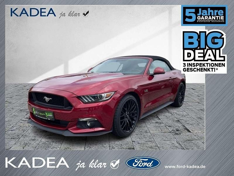 Rubyrot (metallic) Gebraucht 2017 Ford Mustang GT Convertible Cabrio | 34.480 € (Guter Preis) - Bild 1/4