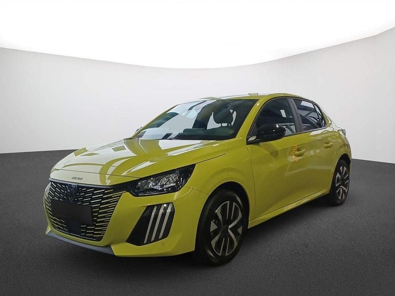 Farbe aguedagelb/typ aussenverkleidung metalliclackierung Neu 2025 Peugeot e-208 Business-Line Kleinwagen | 36.590 € - Bild 1/4