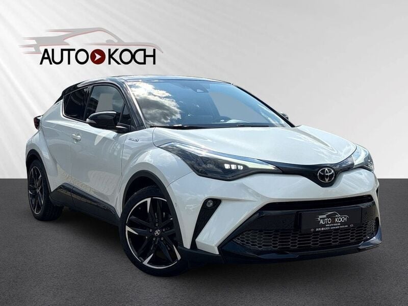 Novaweiß perleffekt / dach schwarz Gebraucht 2021 Toyota C-HR Sport SUV | 25.390 € (Fairer Preis) - Bild 1/4