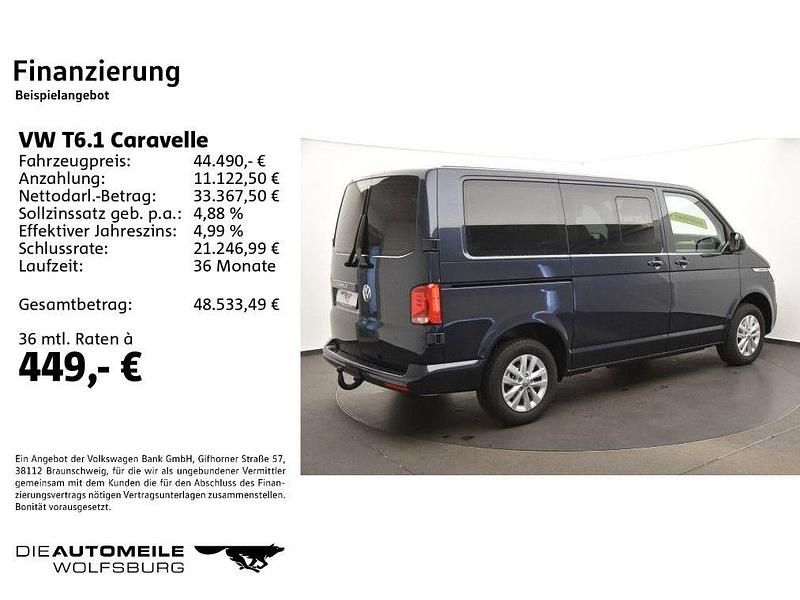 Gebraucht VW T6.1 Comfortline 150 PS (110 kW) 2023 Blau Van