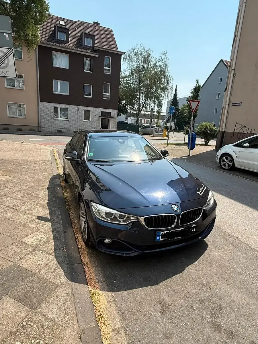 Gebraucht BMW 420 Coupé Sport Line 190 PS (139 kW) 2017 Blau Coupé