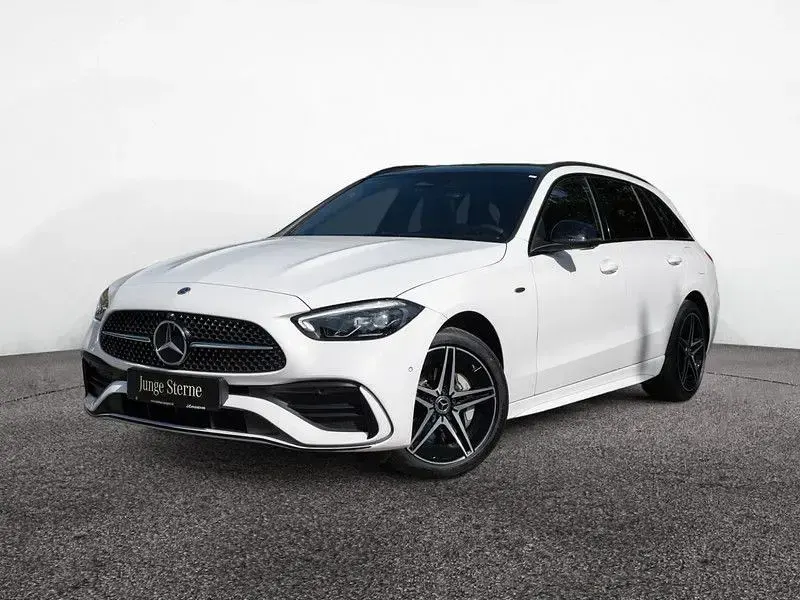 Gebraucht Mercedes C300e AMG 204 PS (150 kW) 2025 Weiss unilack polarweiß Kombi