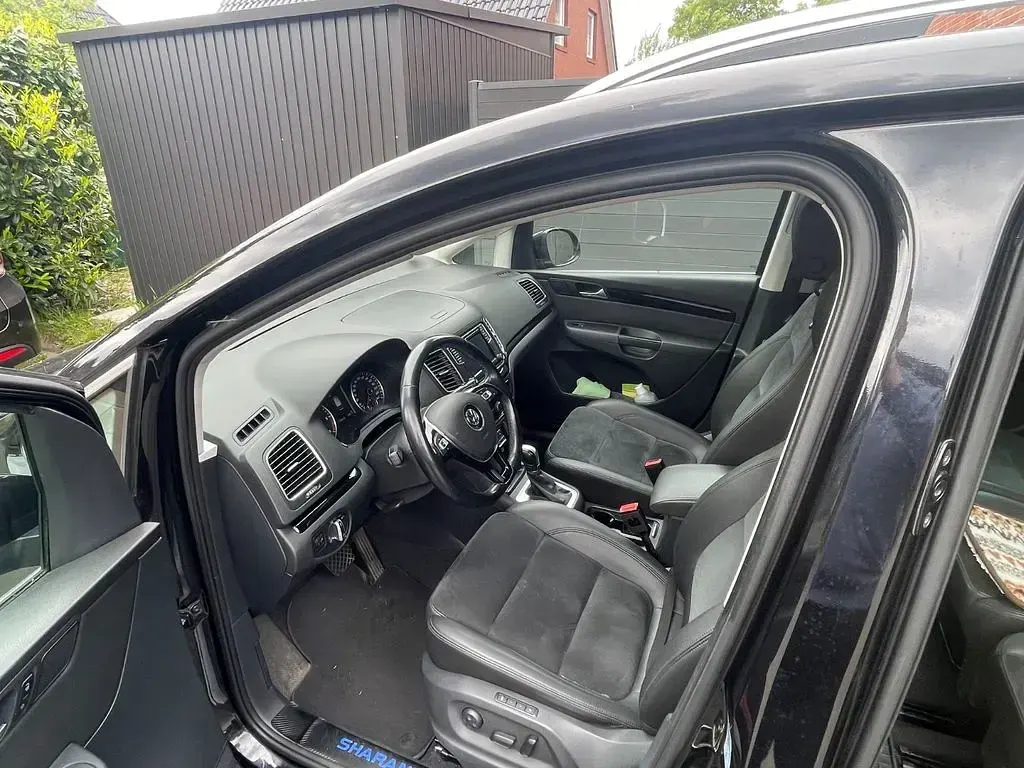 Gebraucht VW Sharan Highline 184 PS (135 kW) 2015 Schwarz Van / Kleinbus