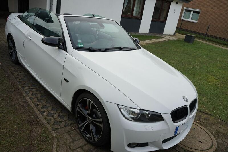 Weiß Gebraucht 2009 BMW 325 Cabriolet M Sport Cabrio | 14.500 € (Fairer Preis) - Bild 1/4
