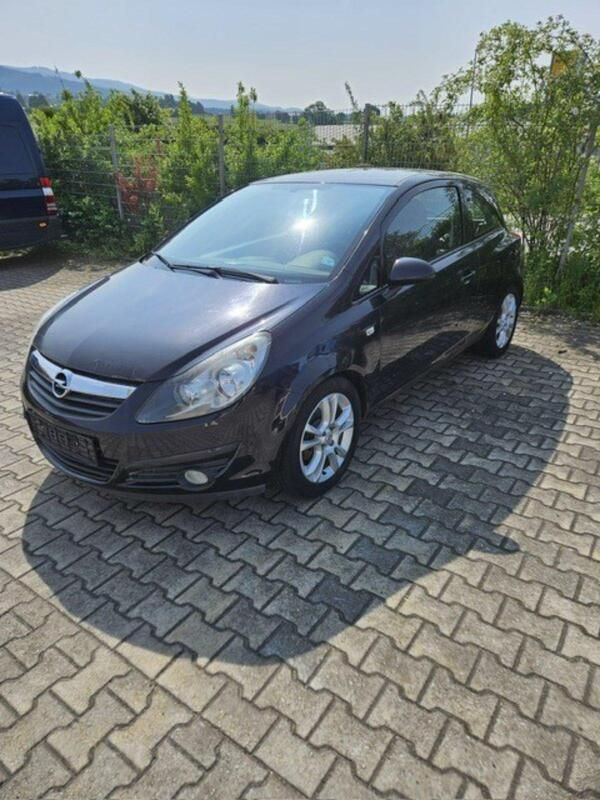 Schwarz Gebraucht 2008 Opel Corsa S Kleinwagen | 999 € (Superpreis) - Bild 1/4