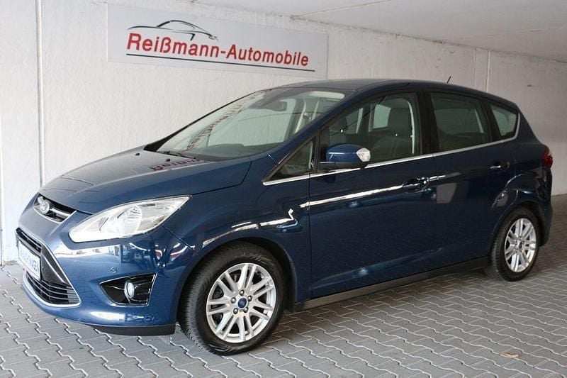 Blau Gebraucht 2014 Ford C-MAX Titanium Van / Kleinbus | 8.780 € (Fairer Preis) - Bild 1/4