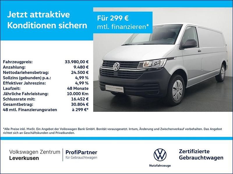 Schwarz / reflexsilber (metallic) Gebraucht 2024 VW T6.1 Van | 33.980 € (Superpreis) - Bild 1/4