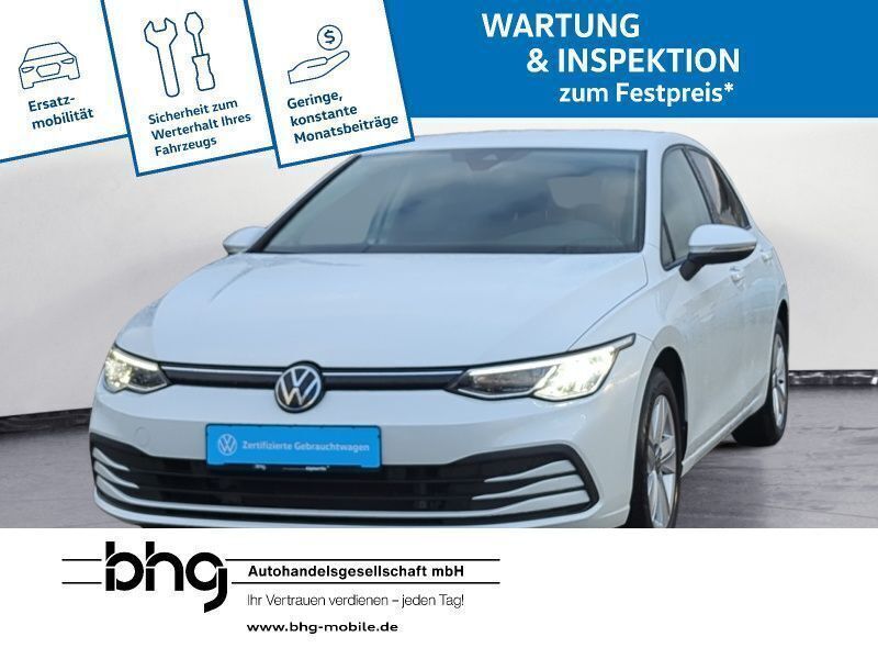 Weiß Gebraucht 2023 VW Golf VIII Life Limousine | 23.190 € (Superpreis) - Bild 1/4