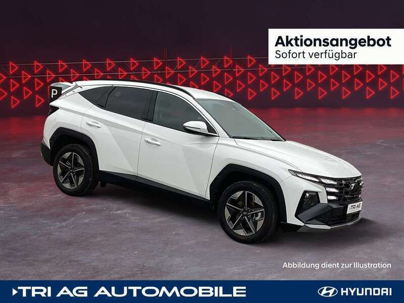 Atlas white / sol Neu 2024 Hyundai Tucson Trend SUV | 35.109 € (Guter Preis) - Bild 1/4