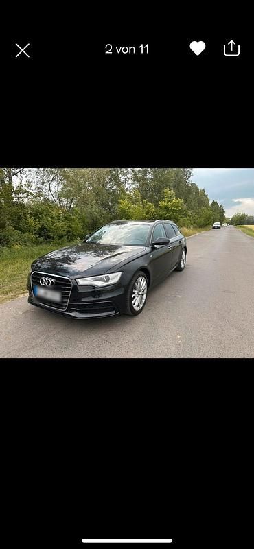 Schwarz Gebraucht 2014 Audi A6 S-Line Kombi | 13.999 € (Etwas zu teuer) - Bild 1/4