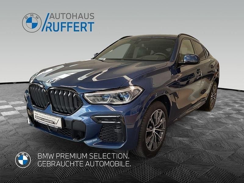 Phytonicblau Gebraucht 2022 BMW X6 M Sport SUV | 62.950 € (Superpreis) - Bild 1/4