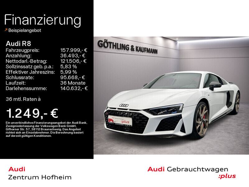 Ibisweiß Gebraucht 2023 Audi R8 Coupé Ambiente Coupé | 157.999 € (Superpreis) - Bild 1/4