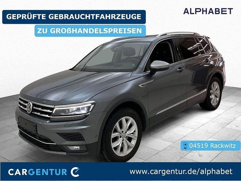 Platinum grey Gebraucht 2021 VW Tiguan Allspace Highline SUV | 21.607 € (Superpreis) - Bild 1/2