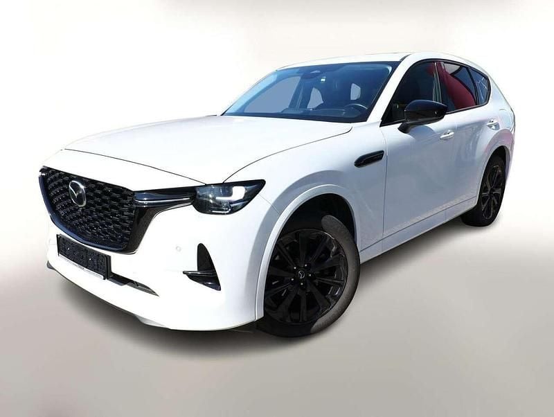 Rhodium white metallic Gebraucht 2023 Mazda CX-60 Homura-Line SUV | 37.250 € (Guter Preis) - Bild 1/4