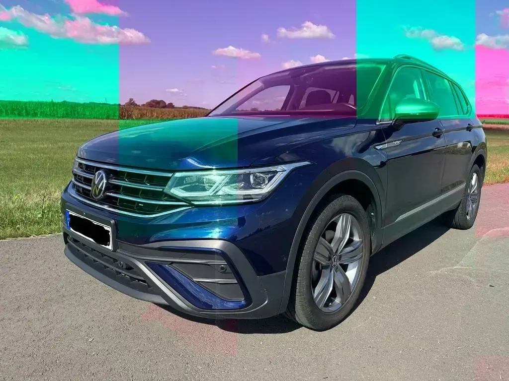 Gebraucht VW Tiguan Allspace Move 150 PS (110 kW) 2023 Blau SUV