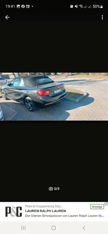 Gebraucht BMW 218 136 PS (100 kW) 2016 Schwarz Cabrio