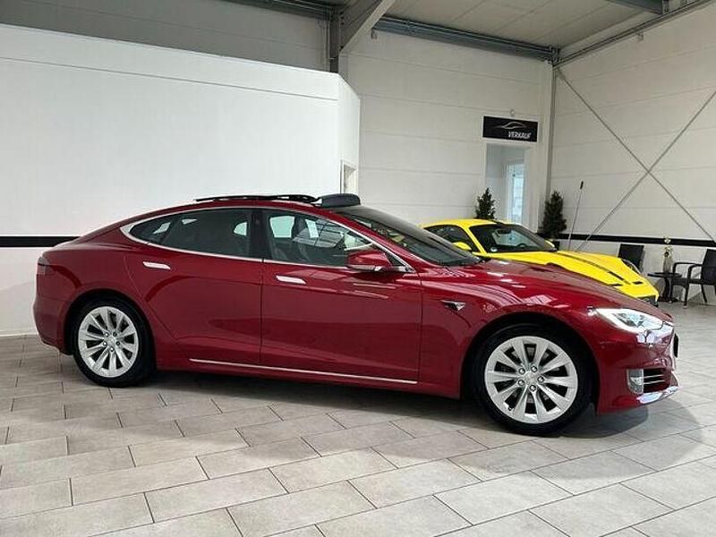 Gebraucht Tesla Model S 293 kW (399 PS) 2018 Rot Kleinwagen