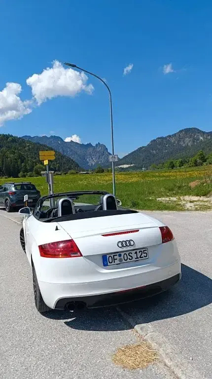 Gebraucht Audi TT Roadster S-Line 160 PS (117 kW) 2010 Weiß Cabrio