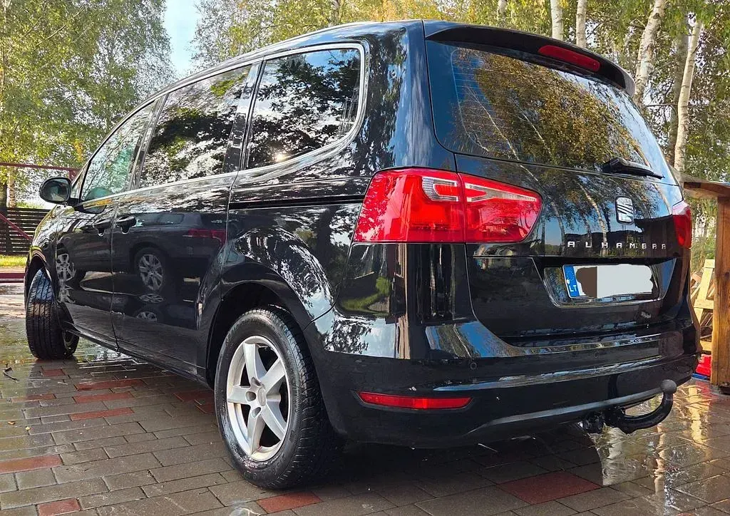 Gebraucht Seat Alhambra Reference 140 PS (102 kW) 2012 Schwarz Van / Kleinbus