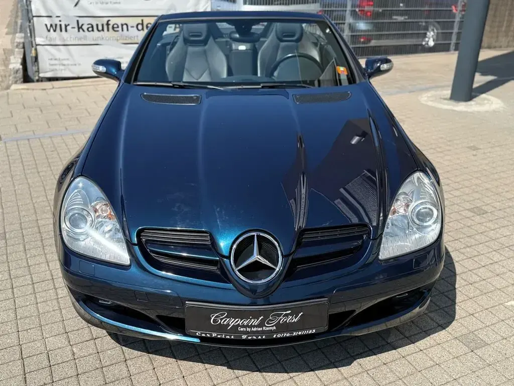Gebraucht Mercedes SLK350 272 PS (200 kW) 2006 Blau Cabrio