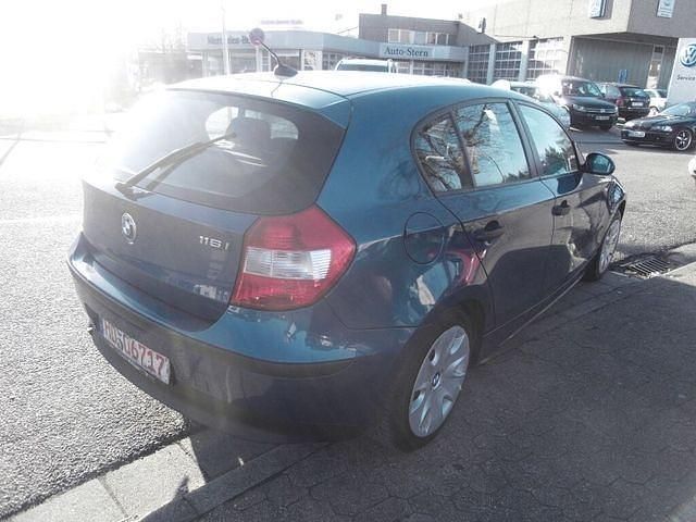 Gebraucht BMW 116 116 PS (85 kW) 2008 Blau metallicschwarz Kleinwagen
