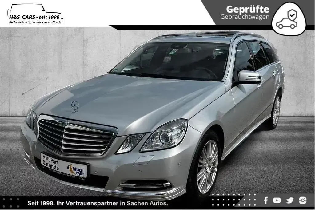 Gebraucht Mercedes E200 136 PS (100 kW) 2012 Silber Limousine
