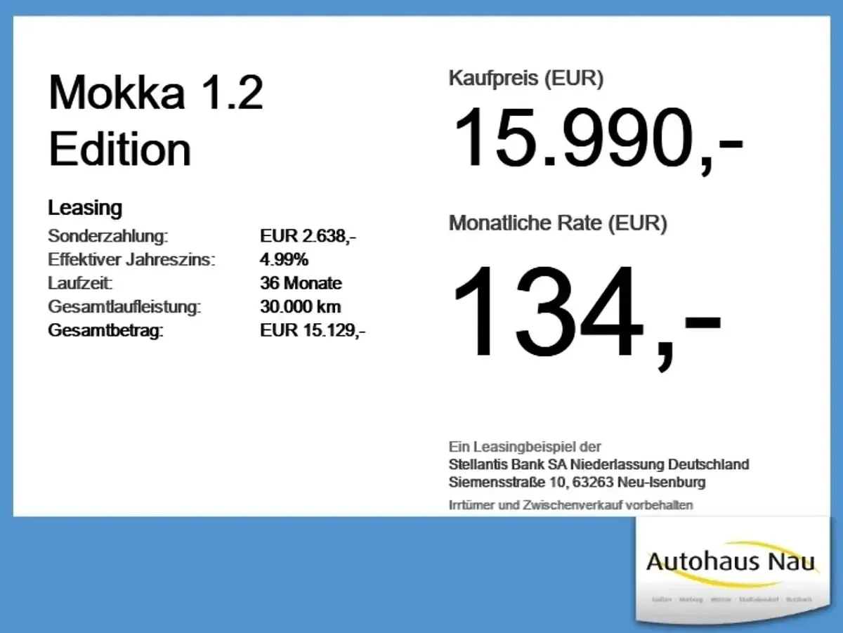 Gebraucht Opel Mokka Edition 101 PS (74 kW) 2023 Kontrast grau SUV