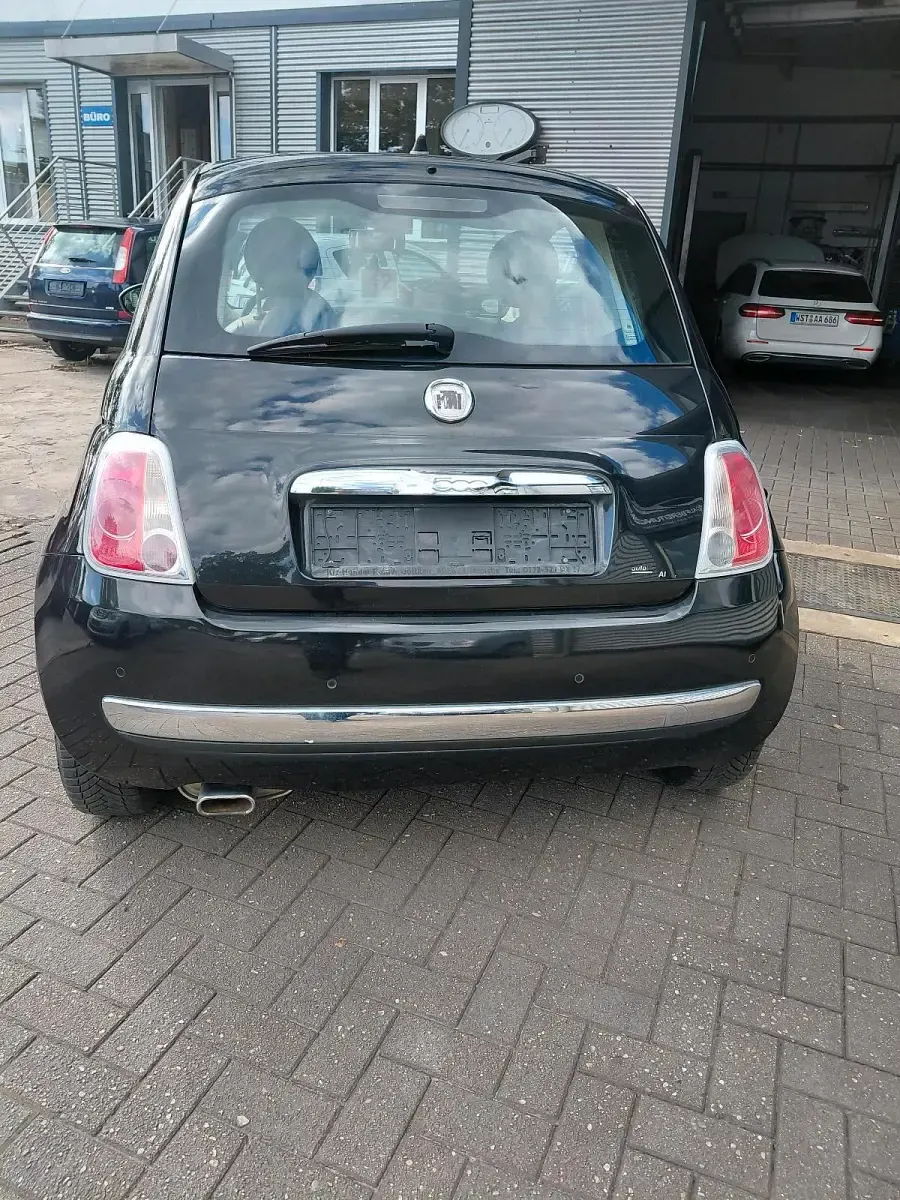 Gebraucht Fiat 500 Lounge 69 PS (50 kW) 2007 Schwarz Kleinwagen