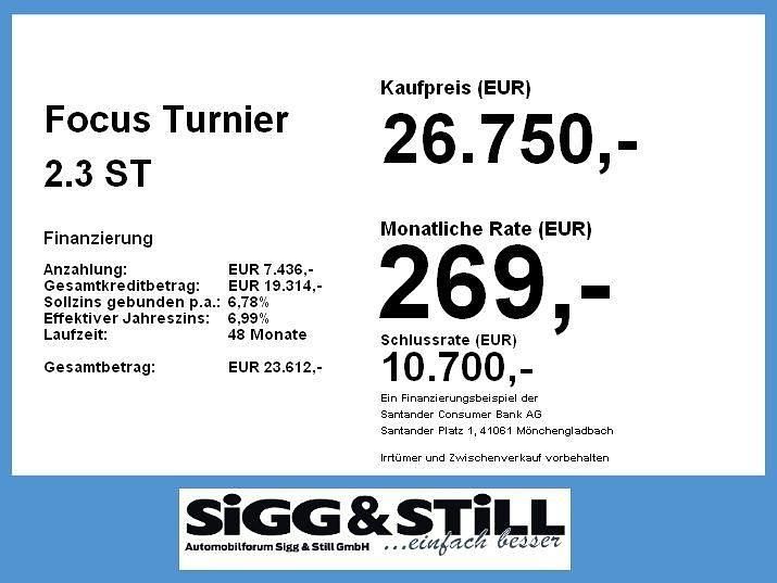 Gebraucht Ford Focus ST 280 PS (205 kW) 2022 Obsidianschwarz metallic Kombi